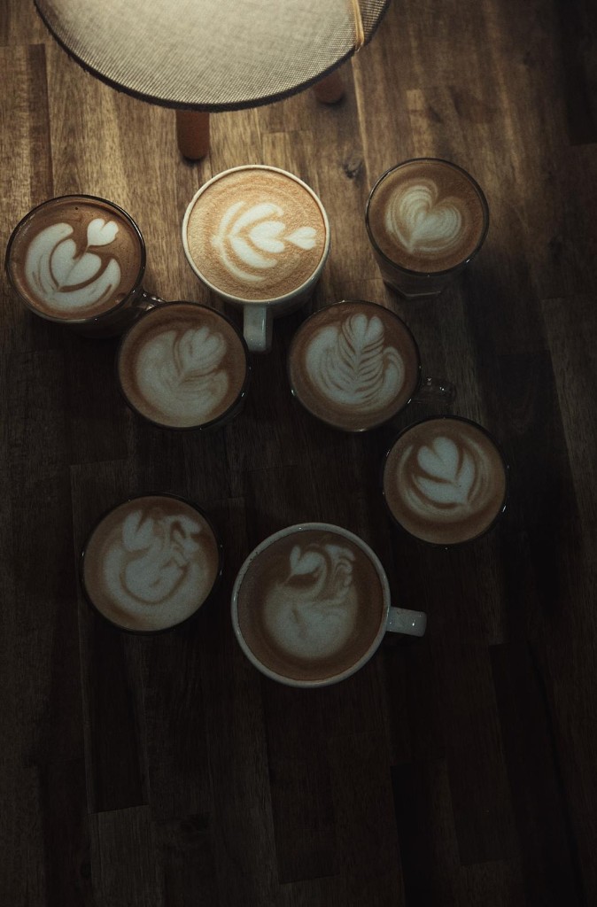 Latte art at Ein Coffee House