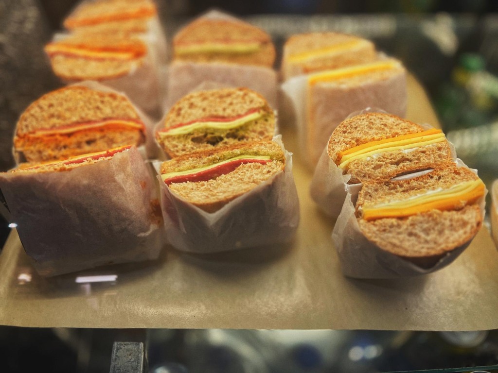 Fresh sandwiches at Ein Coffee House